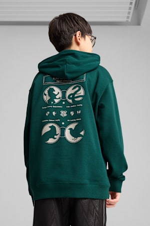 PUMA x HARRY POTTER Relaxed Hoodie Youth, Dark Myrtle, extralarge-GBR