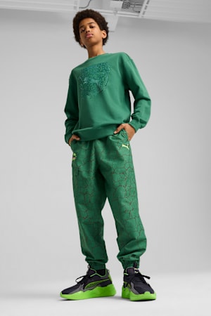 PUMA x TMNT Relaxed Graphic Crew Youth, Vine, extralarge-GBR