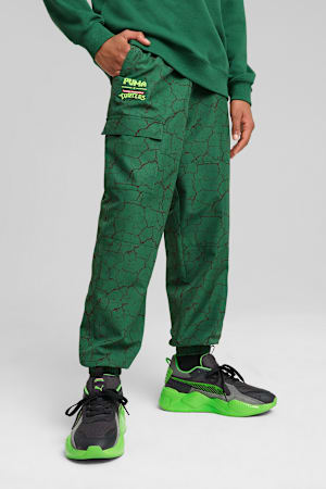 PUMA x TMNT Relaxed Woven Cargo Pants Youth, Vine, extralarge-GBR