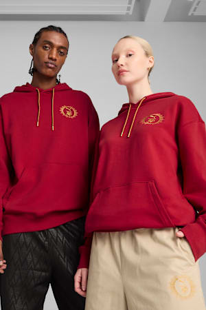 PUMA x HARRY POTTER Relaxed Hoodie Unisex, Dark Crimson, extralarge-GBR