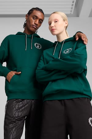 PUMA x HARRY POTTER Relaxed Hoodie Unisex, Dark Myrtle, extralarge-GBR