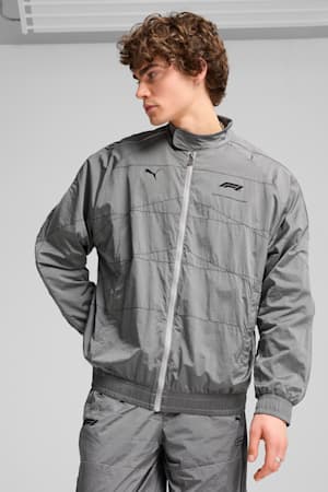 F1® T7 Oversized Track Jacket Men, Team Silver, extralarge-GBR