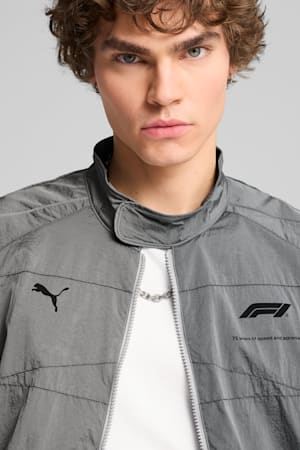 F1® T7 Oversized Track Jacket Men, Team Silver, extralarge-GBR