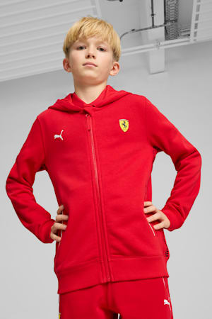 Scuderia Ferrari HP Race Hoodie Youth, Rosso Corsa, extralarge-GBR