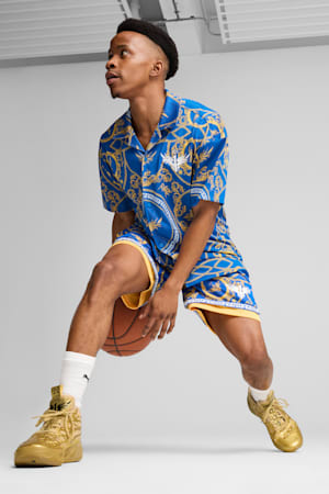 Melo Golden Basketball Shirt Men, PUMA Team Royal-AOP, extralarge-GBR