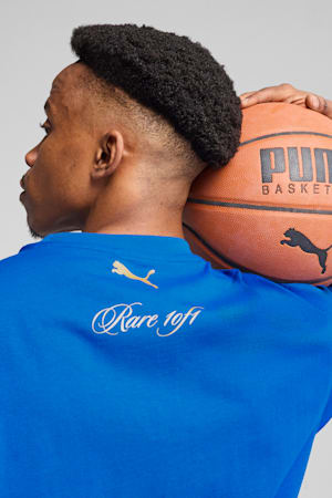 Melo Golden Basketball Tee Men, PUMA Team Royal, extralarge-GBR
