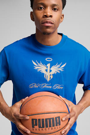 Melo Golden Basketball Tee Men, PUMA Team Royal, extralarge-GBR