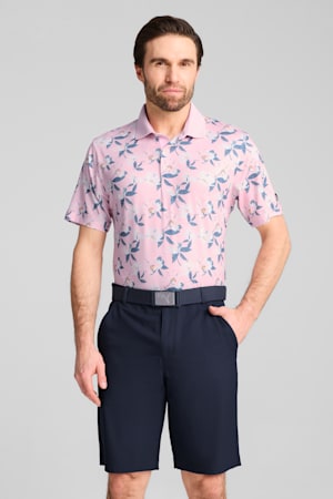 PUMA x ARNOLD PALMER Spring Florals Golf Polo Men, Pale Pink, extralarge-GBR