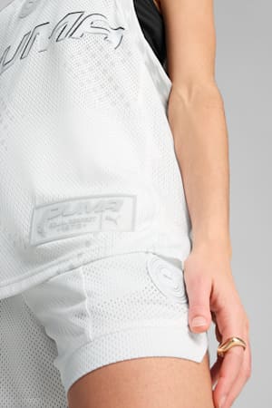 Jer-She Basketball Jersey Women, PUMA White-AOP, extralarge-GBR