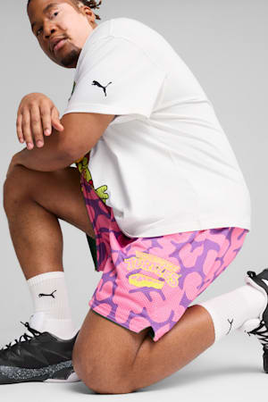 PUMA x TMNT Reversible Basketball Shorts Men, Vine-Ultra Violet-Fast Pink, extralarge-GBR