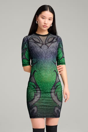 PUMA x ARIES Dress Women, Fluro Green Pes, extralarge-GBR