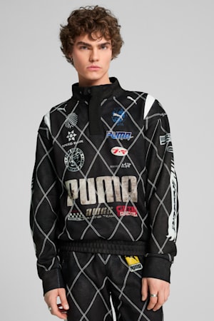 A$AP ROCKY x PUMA Distressed Sweatshirt Unisex, PUMA Black, extralarge-GBR