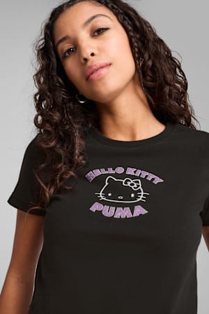 PUMA x HELLO KITTY AND FRIENDS Graphic Baby Tee Women, PUMA Black, extralarge-GBR
