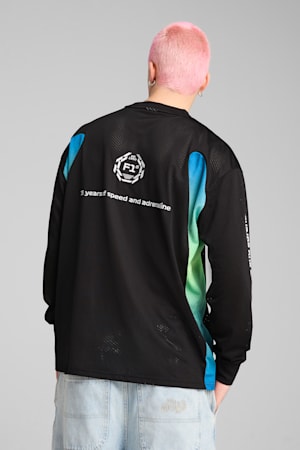 F1® Oversized Long Sleeve Tee Men, PUMA Black, extralarge-GBR