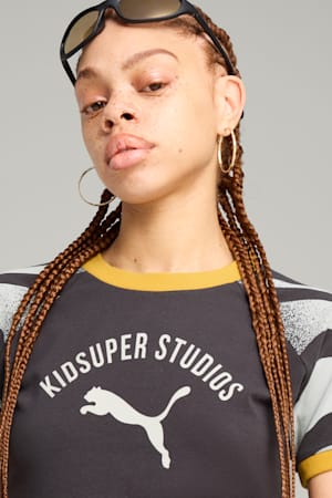 PUMA x KIDSUPER Tee Women, Dark Coal, extralarge-GBR