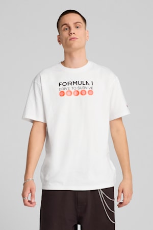 F1® Drive to Survive Graphic Tee Men, PUMA White, extralarge-GBR