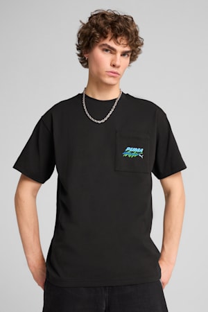 A$AP ROCKY x PUMA Pocket Tee Men, PUMA Black, extralarge-GBR