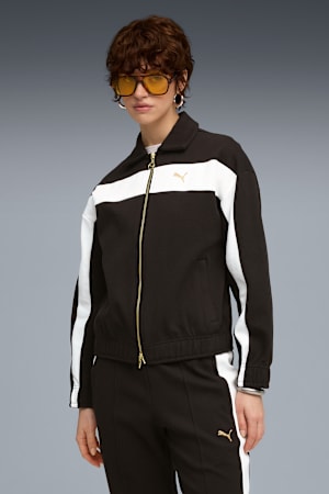 T7 Relaxed Track Jacket Women, PUMA Black, extralarge-GBR