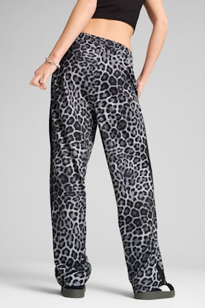 T7 LEO LUXE All-Over Print Straight Pants Women, PUMA Black, extralarge-GBR