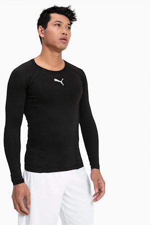 LIGA Baselayer Long Sleeve Tee Men, Puma Black, extralarge-GBR