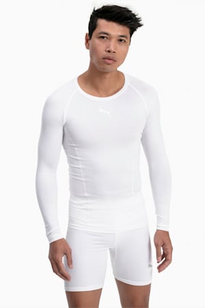 LIGA Baselayer Long Sleeve Tee Men, Puma White, extralarge-GBR