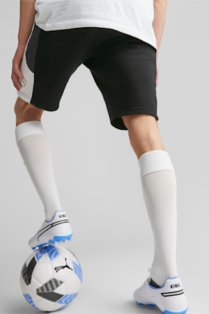 KING Top Football Sweat Shorts Men, PUMA Black-Shadow Gray-PUMA White, extralarge-GBR