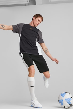 KING Top Football Sweat Shorts Men, PUMA Black-Shadow Gray-PUMA White, extralarge-GBR