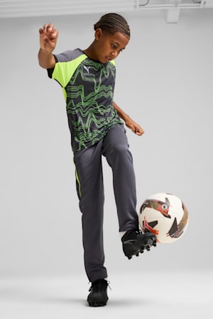 individualLIGA Training Pants Youth, Galactic Gray-Yellow Alert, extralarge-GBR