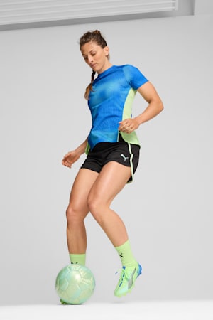 individualBLAZE Shorts Women, PUMA Black-Fizzy Apple, extralarge-GBR