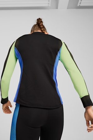 individualBLAZE Quarter-Zip Top Women, PUMA Black-Fizzy Apple, extralarge-GBR
