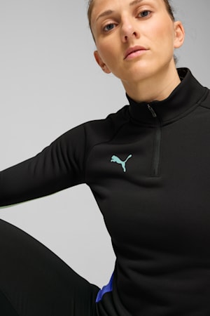 individualBLAZE Quarter-Zip Top Women, PUMA Black-Fizzy Apple, extralarge-GBR