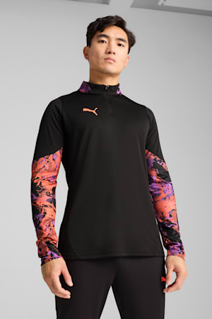 IndividualCUP Quarter-Zip Football Top Men, PUMA Black, extralarge-GBR