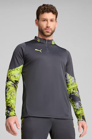 IndividualCUP Quarter-Zip Football Top Men, Galactic Gray, extralarge-GBR