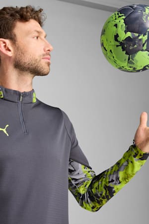 IndividualCUP Quarter-Zip Football Top Men, Galactic Gray, extralarge-GBR