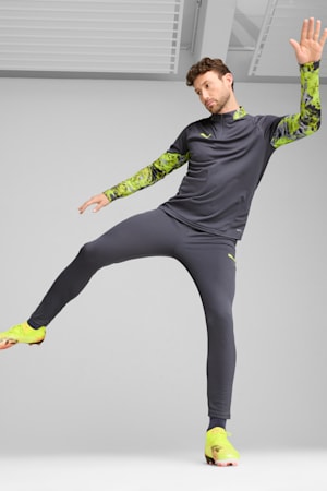 IndividualCUP Quarter-Zip Football Top Men, Galactic Gray, extralarge-GBR