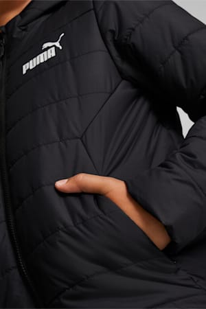 Essentials Padded Jacket Youth, Puma Black, extralarge-GBR