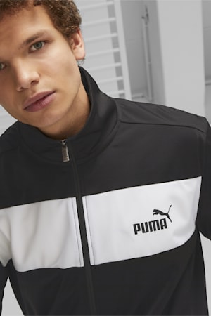 Men's Poly Tracksuit, PUMA Black, extralarge-GBR