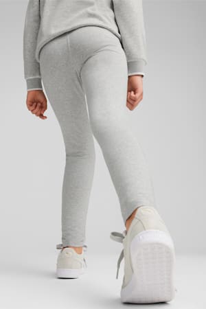 PUMA SQUAD Youth Leggings, Light Gray Heather, extralarge-GBR