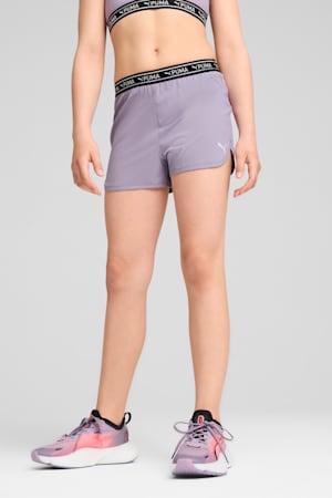 PUMA STRONG Youth Woven Shorts, Pale Plum, extralarge-GBR