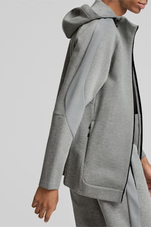 EVOSTRIPE Full-Zip Hoodie Men, Medium Gray Heather, extralarge-GBR