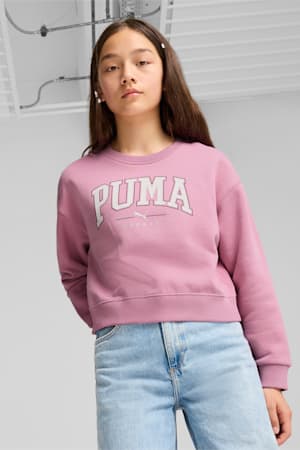 PUMA SQUAD Crew Sweat Youth, Mauved Out, extralarge-GBR