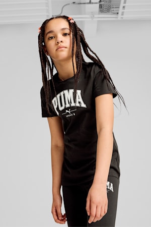 PUMA SQUAD Tee Youth, PUMA Black, extralarge-GBR