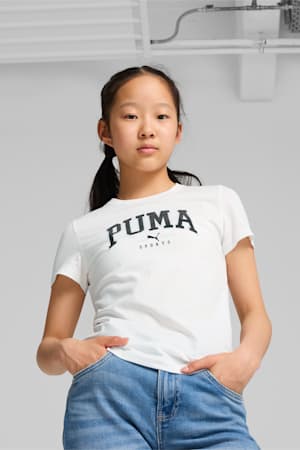 PUMA SQUAD Tee Youth, PUMA White, extralarge-GBR