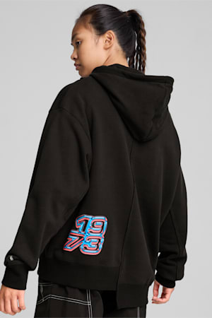 Cherry on Top Graphic Basketball Hoodie Women, PUMA Black, extralarge-GBR