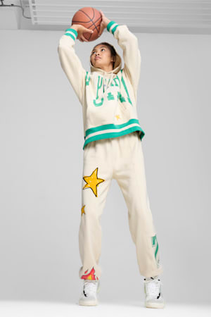 Getting Crafty Basketball Sweat Pants Unisex, Alpine Snow, extralarge-GBR