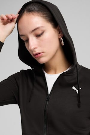 Essentials Full-Zip Hoodie Women, PUMA Black, extralarge-GBR