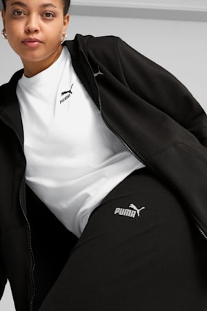 ESS Small No. 1 Logo High-Waist Straight Leggings Women, PUMA Black, extralarge-GBR