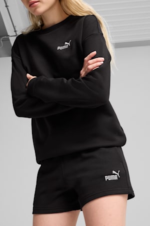ESS Small No. 1 Logo 4'' Shorts Women, PUMA Black, extralarge-GBR