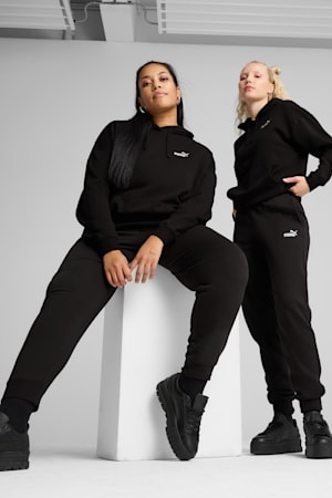 Essentials Small No. 1 Logo Sweatpants Women, PUMA Black, extralarge-GBR