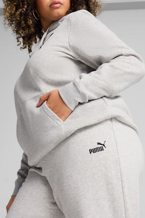 Essentials Small No. 1 Logo Sweatpants Women, Light Gray Heather, extralarge-GBR